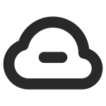 Cloud Remove SVG Icon